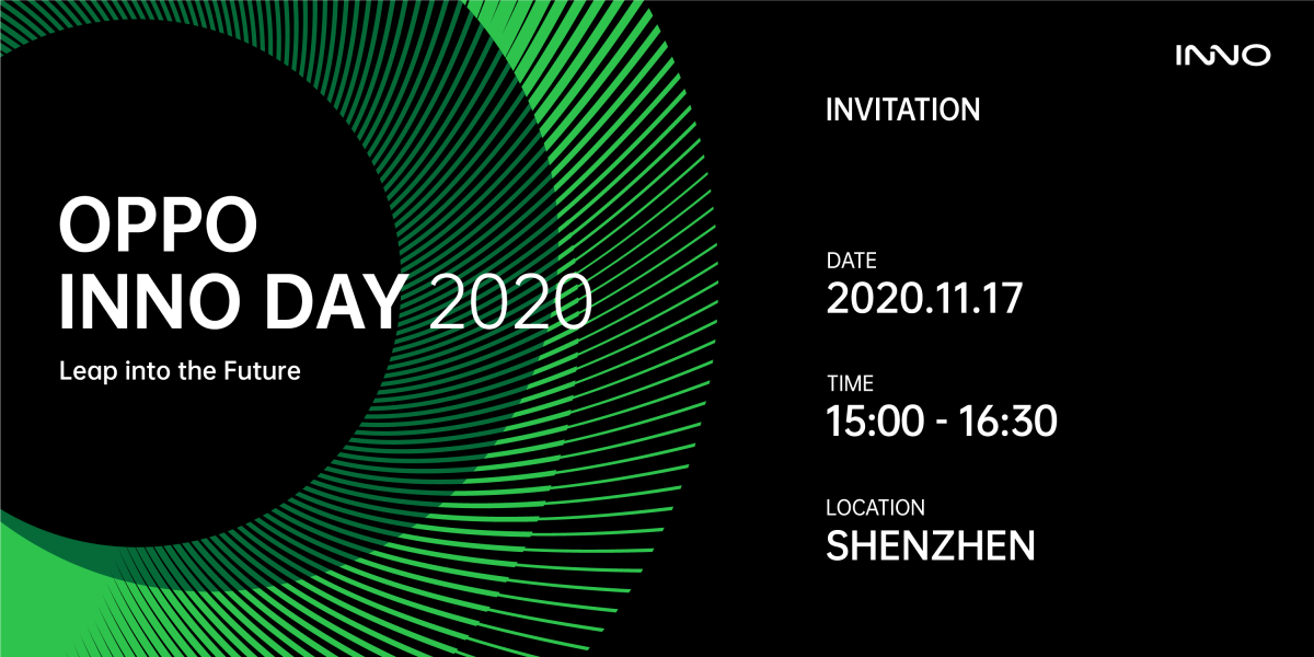 OPPO จัดงาน OPPO INNO DAY 2020  พร้อมเปิดตัวผลิตภัณฑ์ภายใต้นวัตกรรมสุดล้ำ 3 รายการ ในวันที่ 17 พ.ย.นี้ !